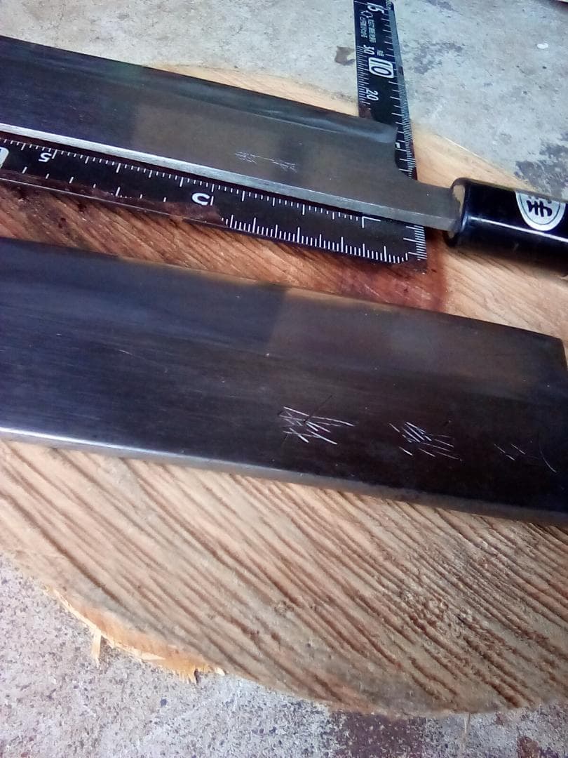 中古包丁　堺源正、薄刃、ケース付き　四郎丸、菜切り　安来鋼