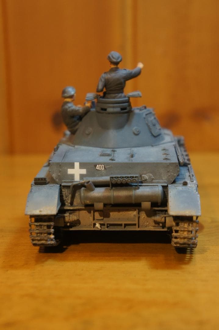 完成品 タミヤ Ⅳ号戦車D型 1/35 汚し塗装 第二次世界大戦 ドイツ軍