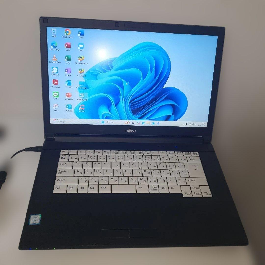 ノートパソコンWindows11高性能Core i7マイクロソフトオフィス付き