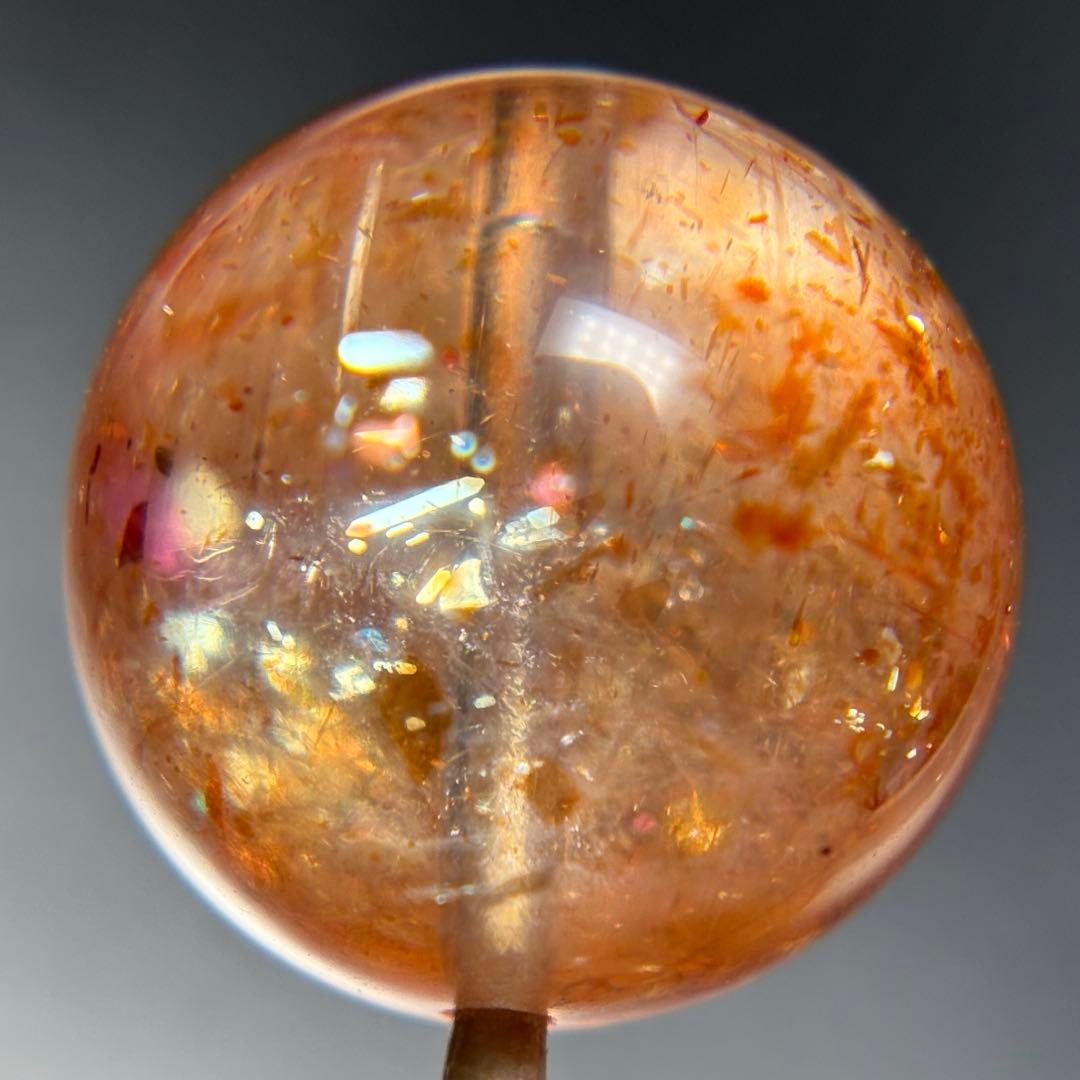 極上 ギラギラ アルーシャサンストーン Ｋ865