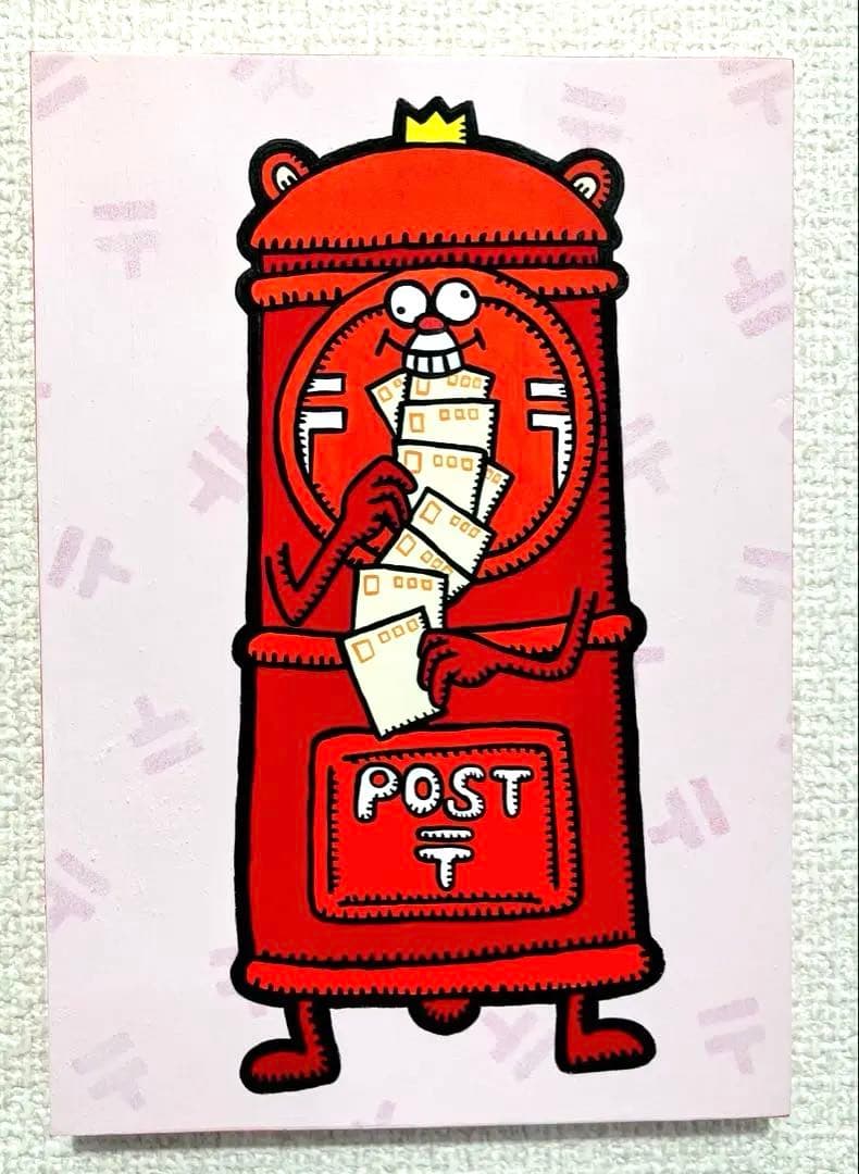 原画　ポスト ポップアート キャラクター　絵画　アクリル画　現代アート