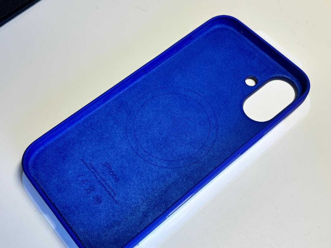 【新品】純正 iPhone 16 Plus シリコンウルトラマリン ②二つセット