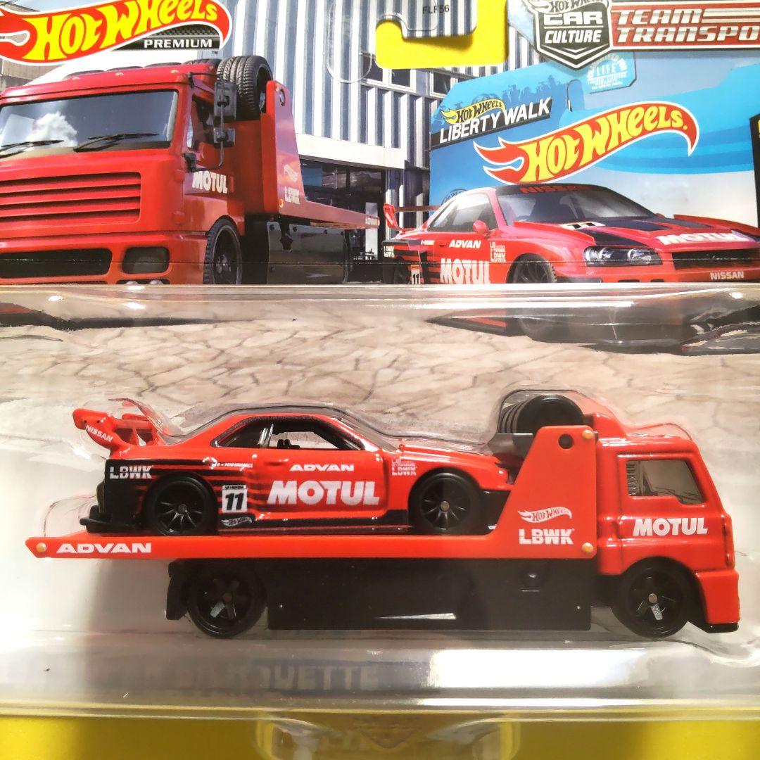 hotWheels ホットウィール チームトランスポート スカイライン ER34