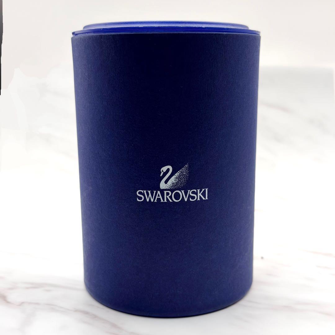 極美品　SWAROVSKI 置物　ピンク　バラ　薔薇と花瓶　インテリア　12本