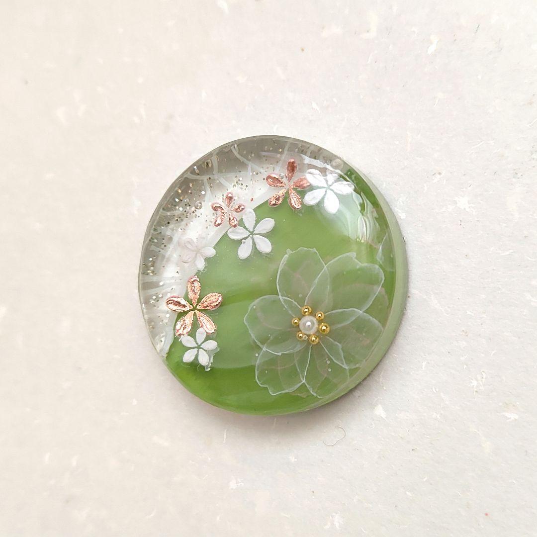 【1012】ハンドメイド　レジン　ヘアゴム　ポニーフック