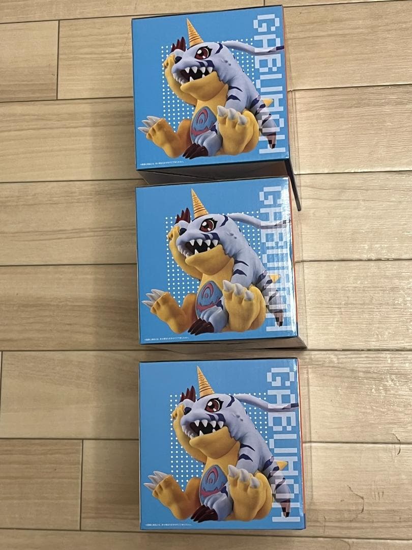 一番くじ デジモン 光と闇の衝突　C賞 アグモン＆ガブモン セットフィギュア×3