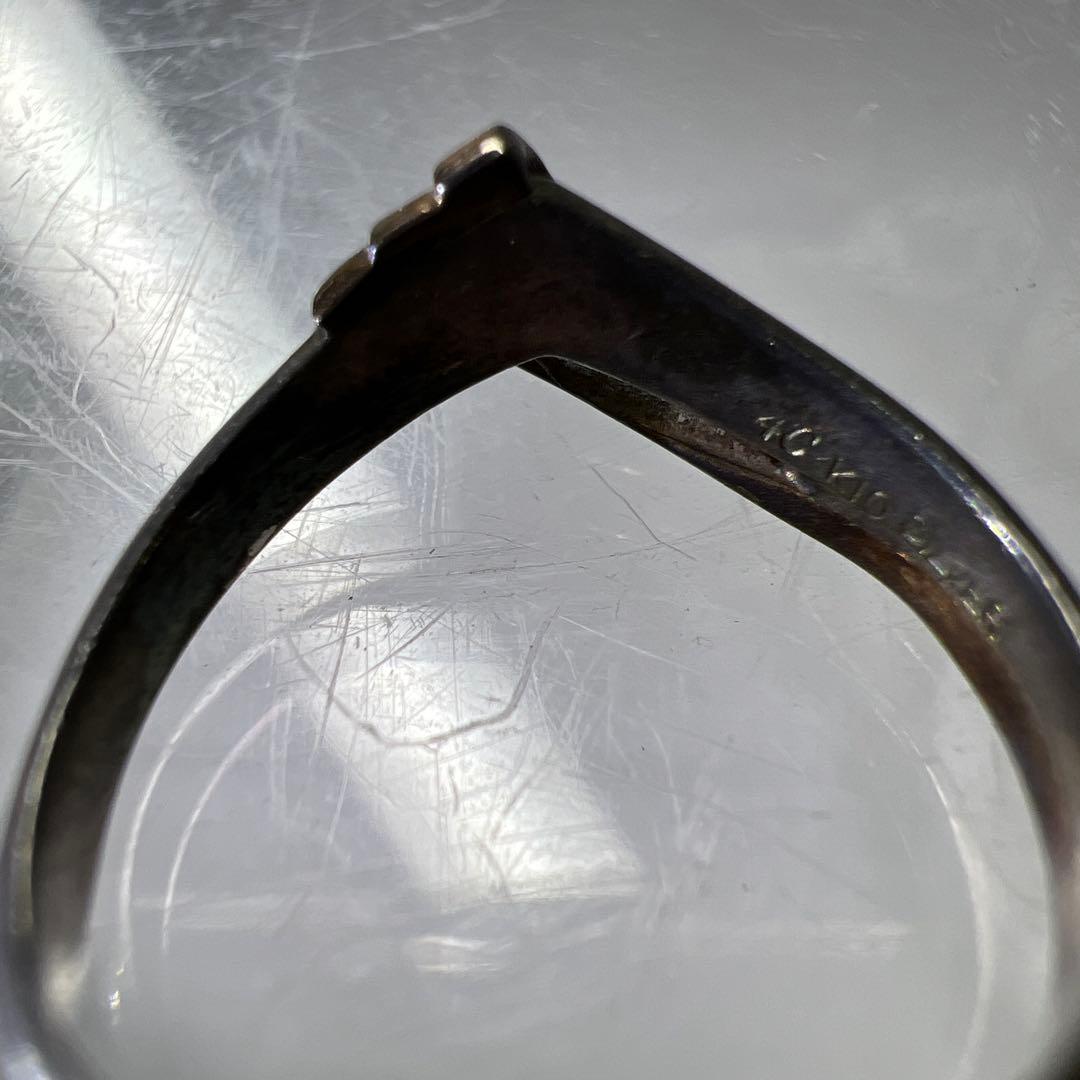 K10/silver コンビ　アクセサリー　２点　4.8g