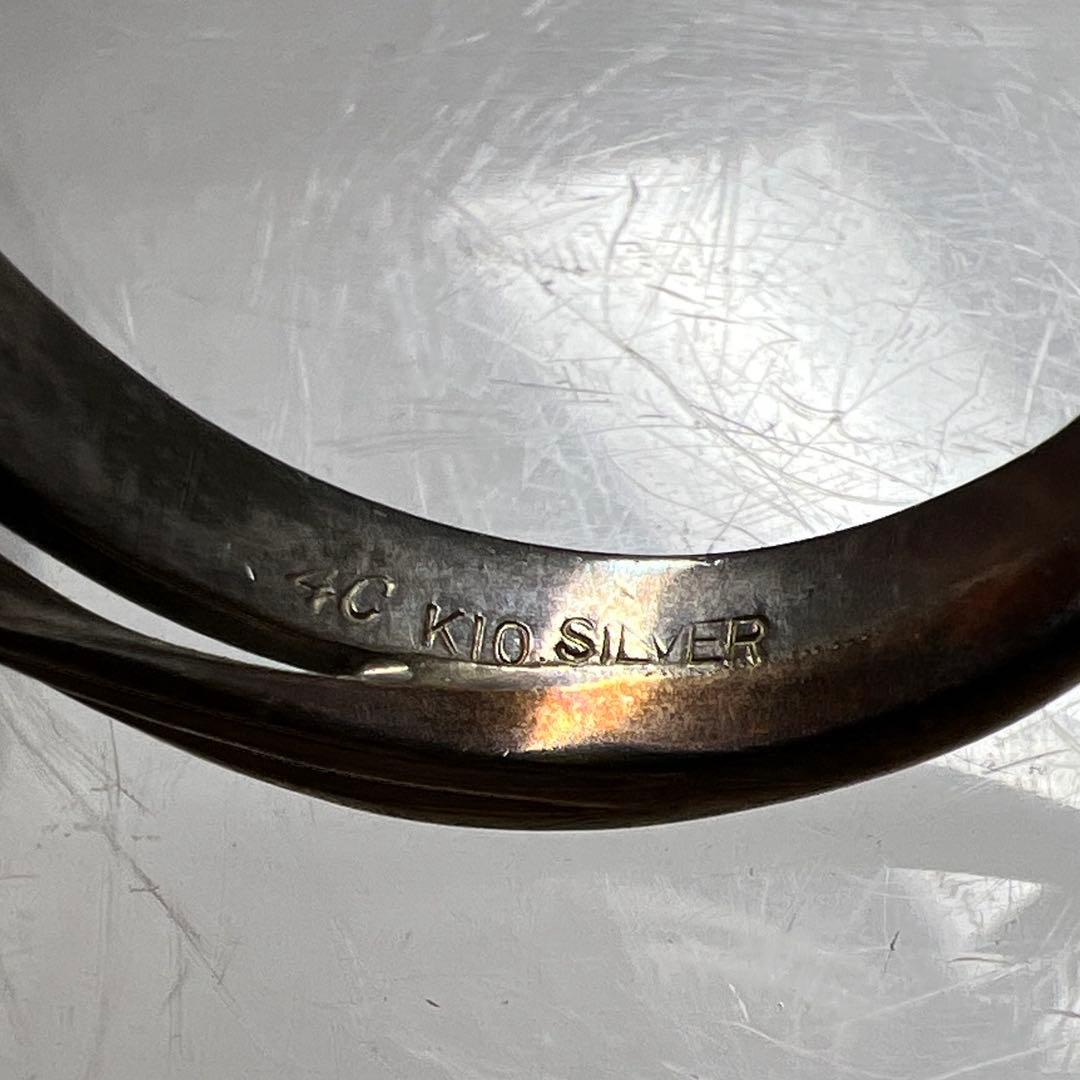 K10/silver コンビ　アクセサリー　２点　4.8g