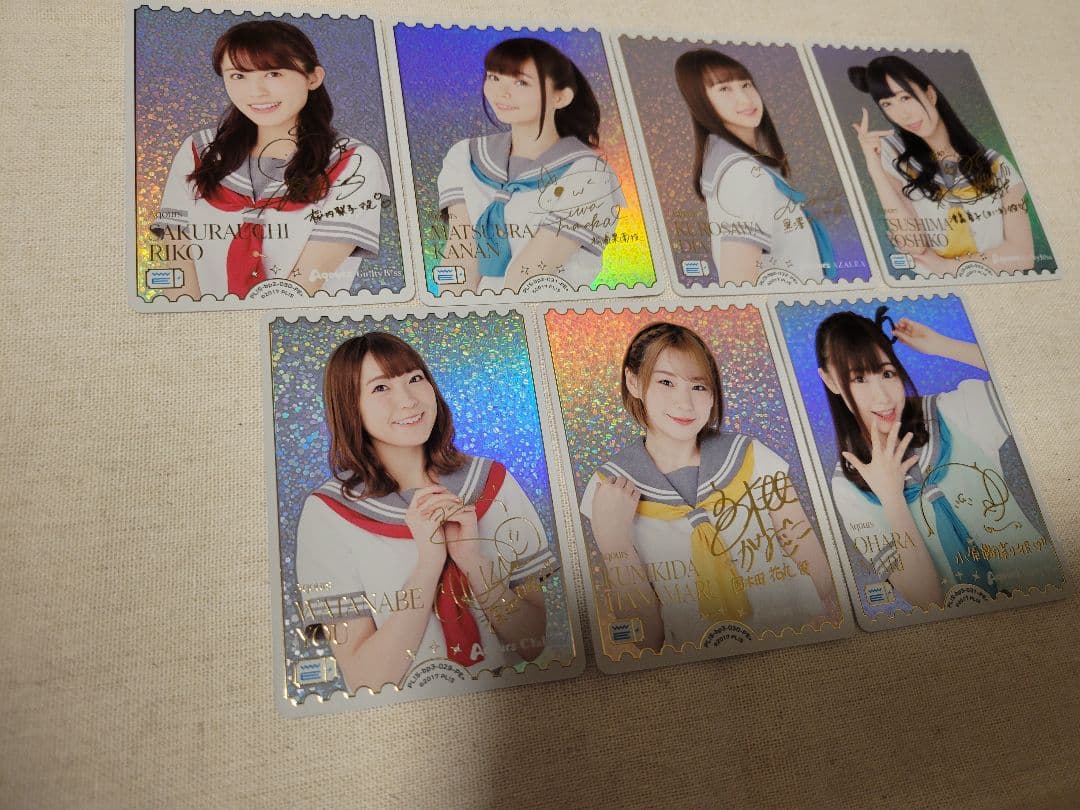 ラブカ Aqours PE+ 7枚セット