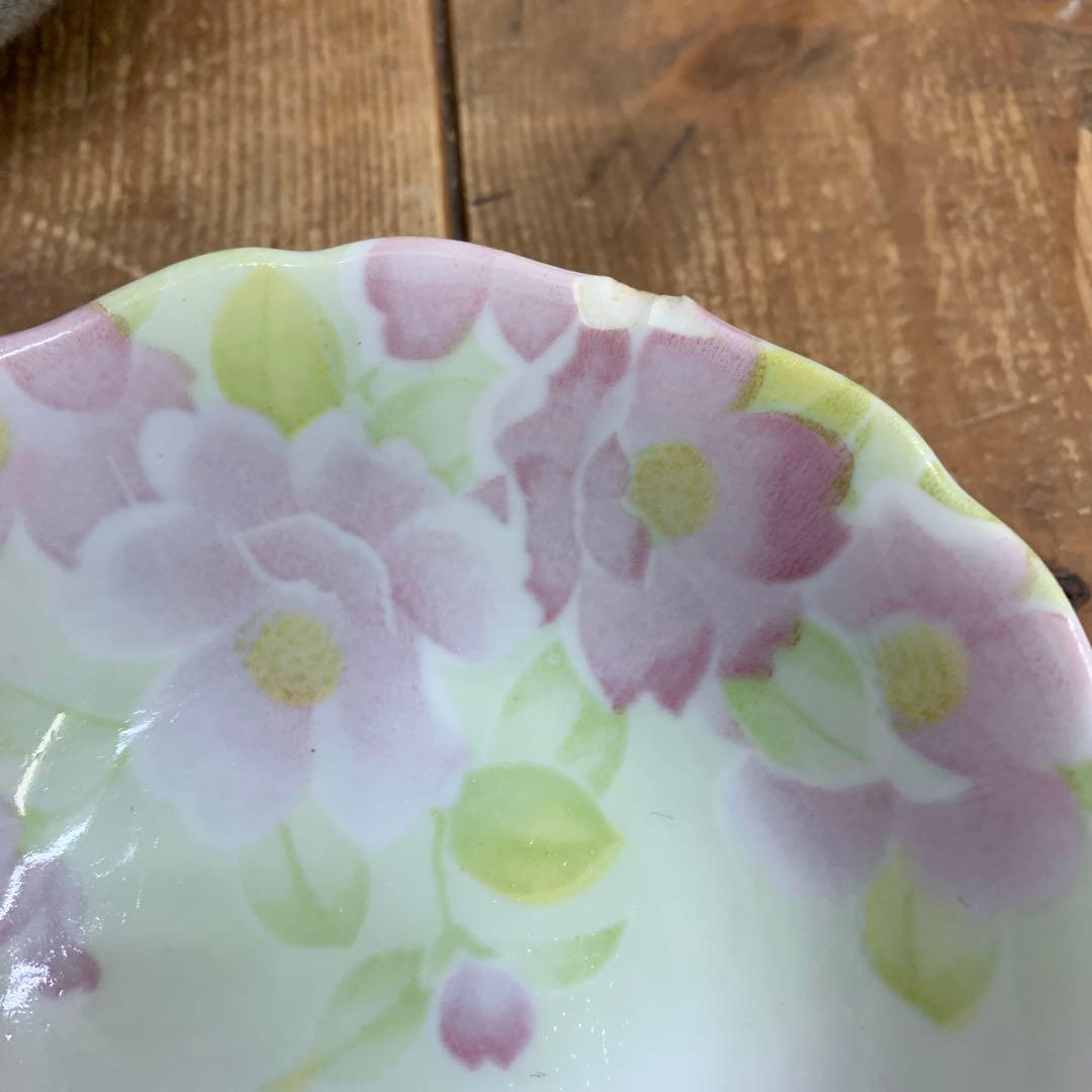 D-5 【未使用/共箱付】香蘭社 春蘭 銘々皿＆小鉢 計10点セット 取り皿 デ