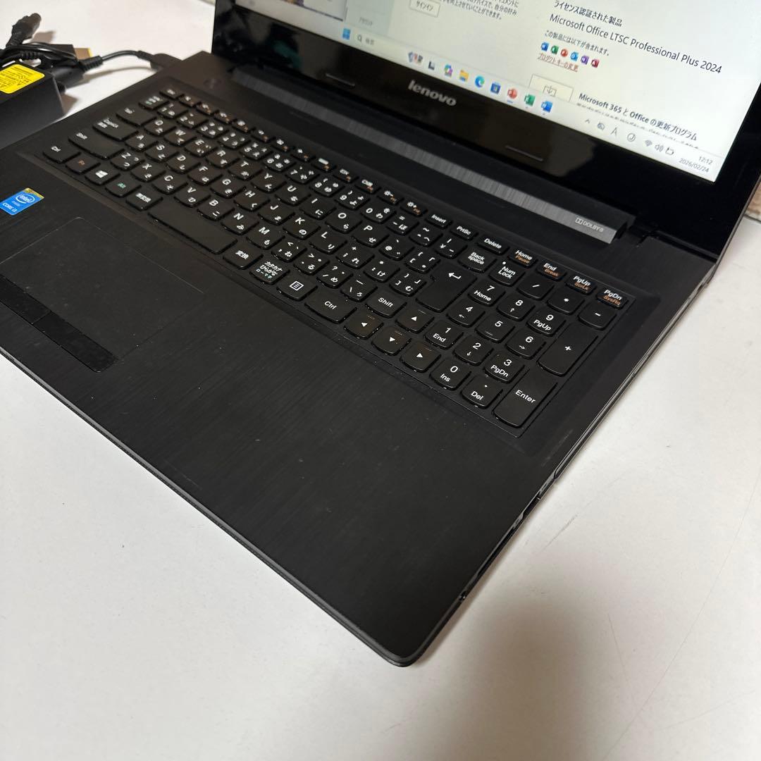 LENOVOノート PC メモリ8GB SSD Windows11 オフィス付き