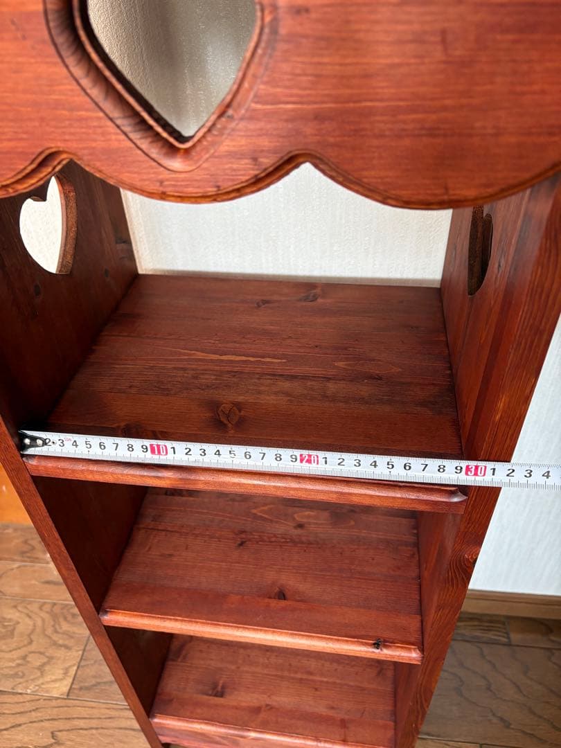 アンティーク調カントリー木製シェルフ