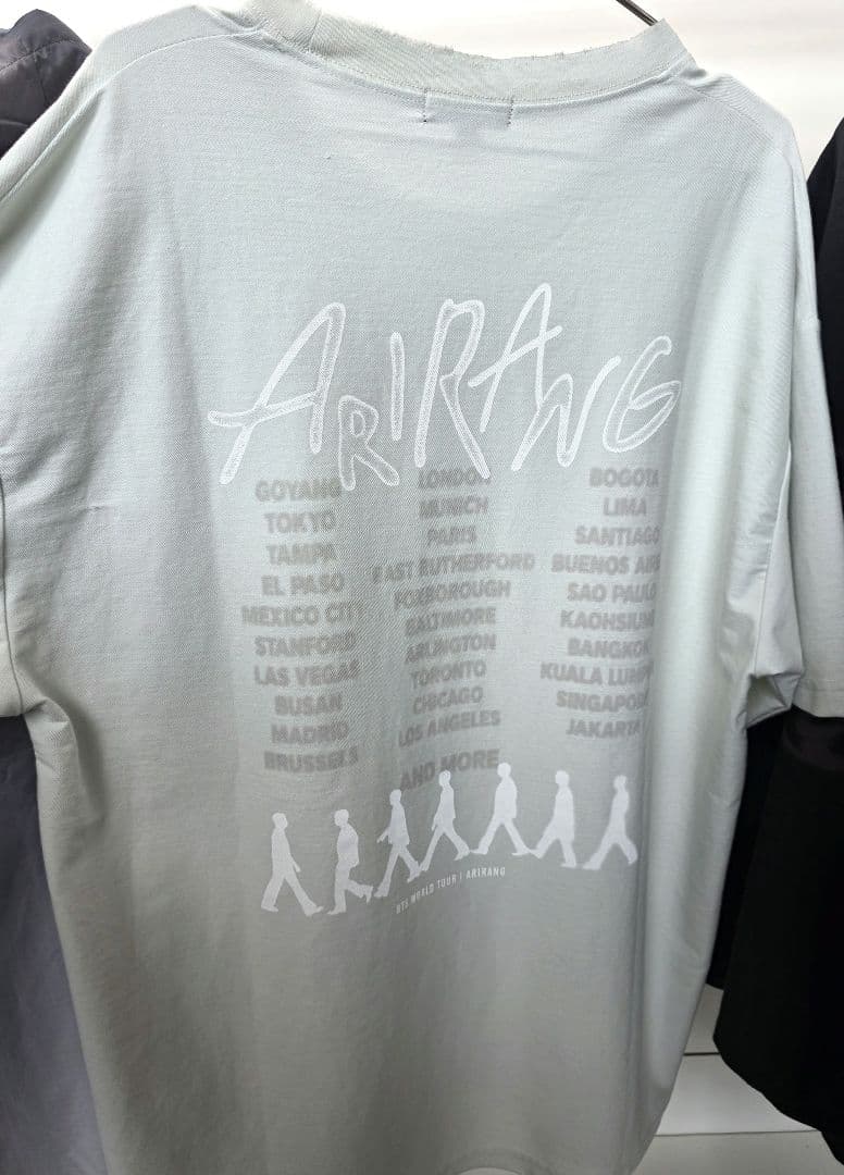 公式 BTS ARIRANG TOUR TシャツGRAY JP VER. L