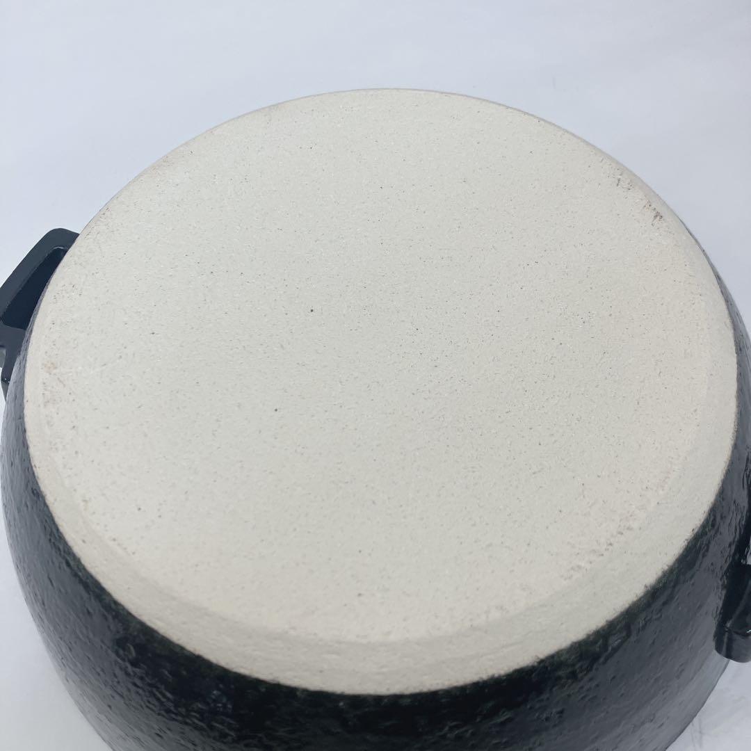 立体アルファベット土鍋 手作り工房 夕立窯 日本製 IH対応プレート付き 未使用