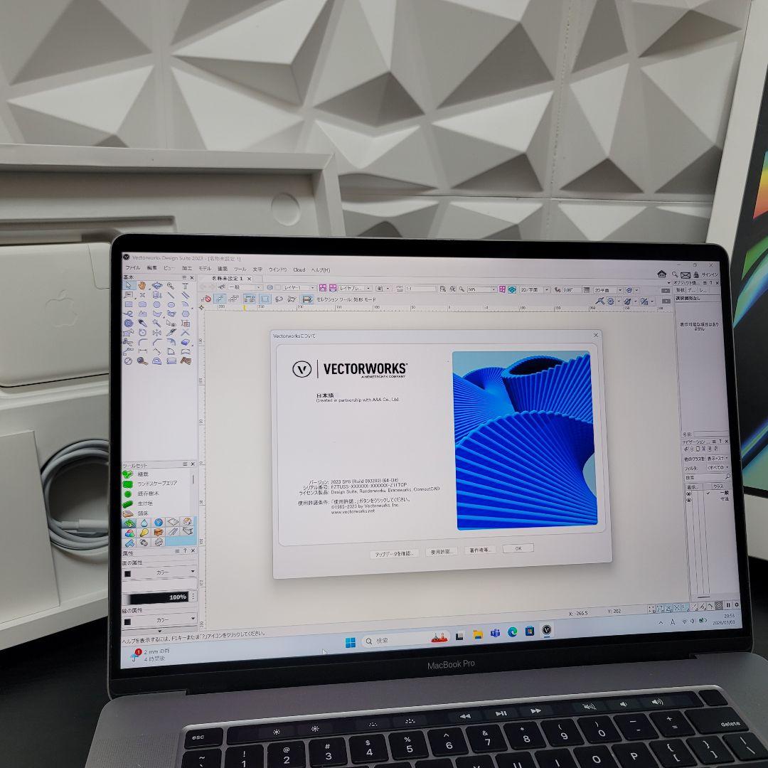 MacBook Pro 16インチ i9 32/1TB CAD/BIM&3D設計