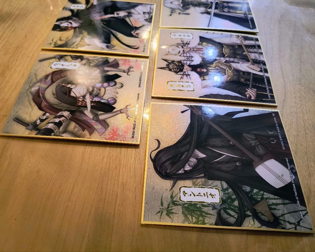 第五人格 一番くじ 第二弾 アクスタ 色紙 ラバーチャーム 妖怪 和風