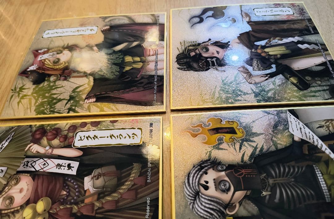 第五人格 一番くじ 第二弾 アクスタ 色紙 ラバーチャーム 妖怪 和風