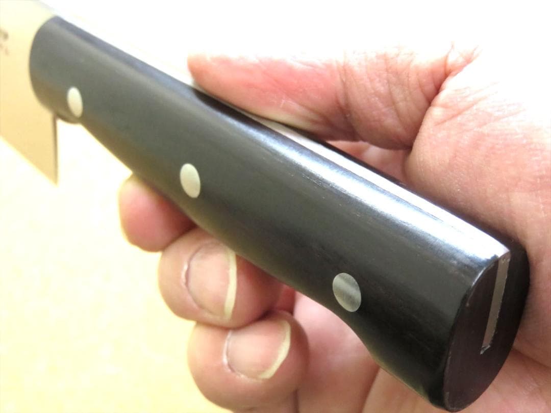 関の刃物 三徳包丁 170mm 丸柄 クロムモリブデン 肉切 魚処理 万能包丁