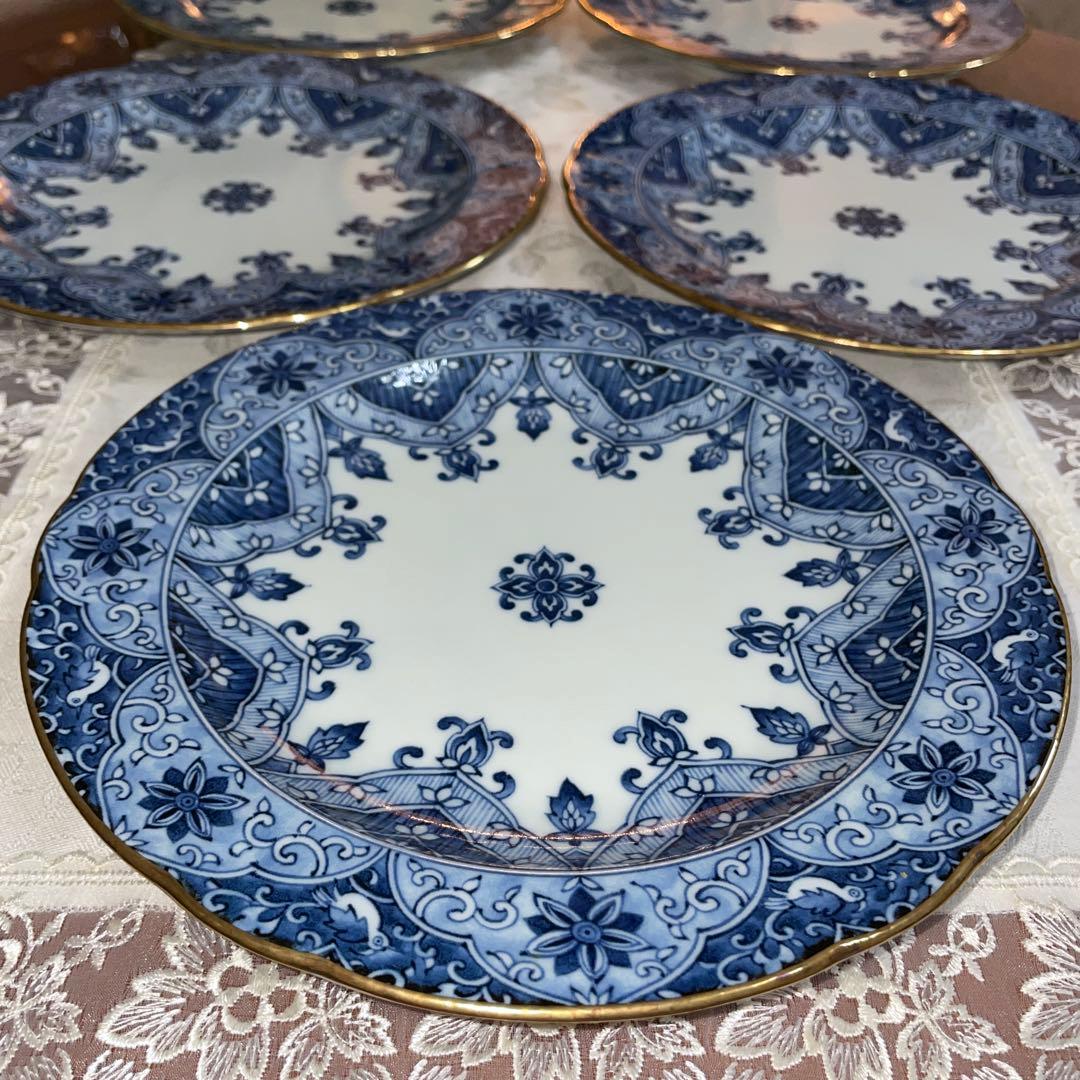 Equlectique kaikai　更紗　パスタ皿　大皿　5枚セット　未使用