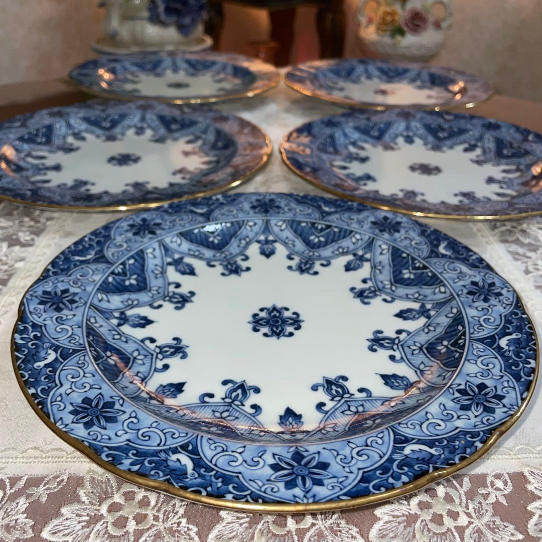 Equlectique kaikai　更紗　パスタ皿　大皿　5枚セット　未使用