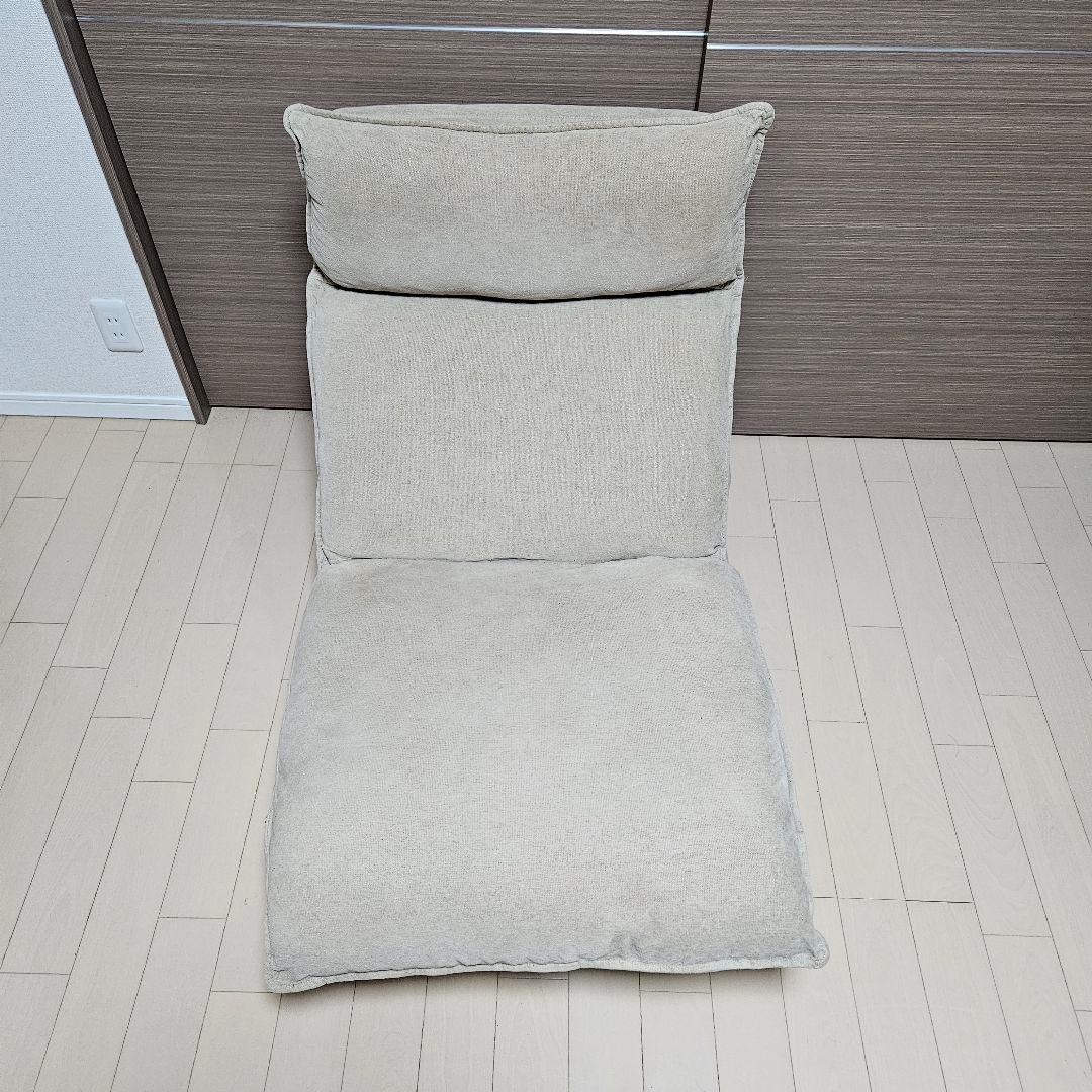 無印良品　ハイバックリクライニングソファ　１人掛け　ベージュ