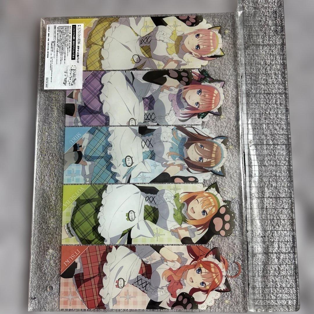 五等分の花嫁　猫耳一花二乃三玖四葉五月　ビッグアクスタ&アクリルパネル