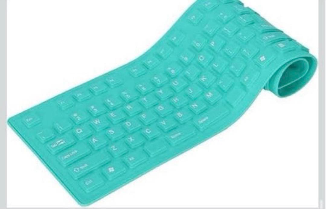 折りたたみ式 シリコンキーボード USB防水 有線キーボード 英語配列