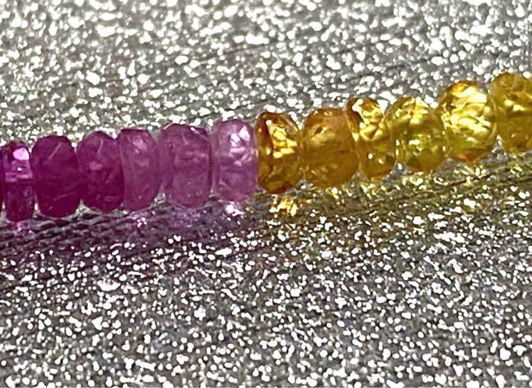 激レア天然色♡ルビーエメラルドサファイア ネックレス