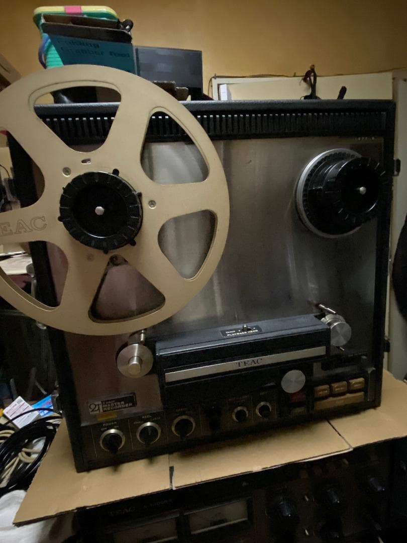 TEAC A-7400RX 2トラ38機トランスポート部dbx搭載ジャンク！1