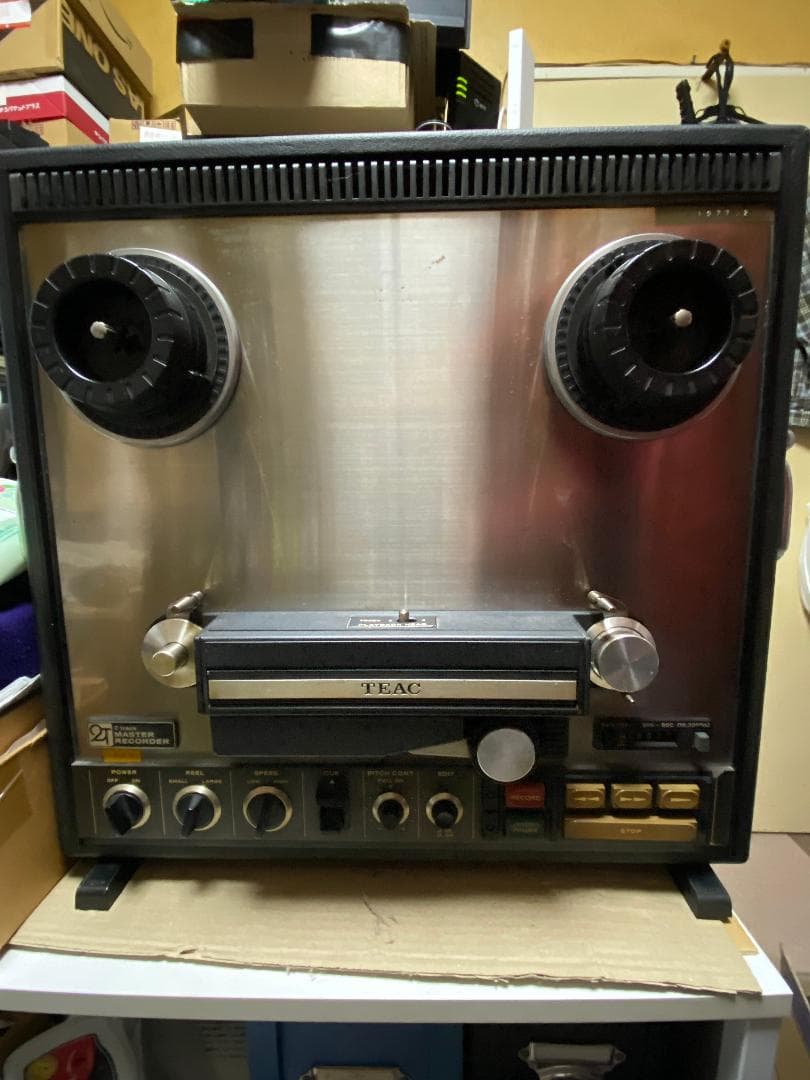 TEAC A-7400RX 2トラ38機トランスポート部dbx搭載ジャンク！1