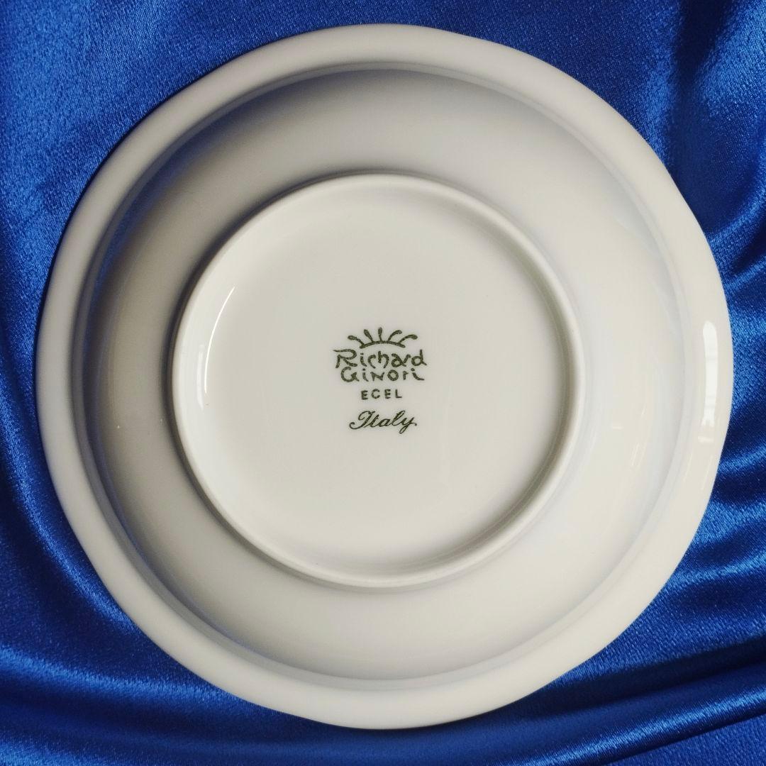 【未使用・美品・廃盤】リチャードジノリ『ボンジョルノブルーロゴ／ ボウル』