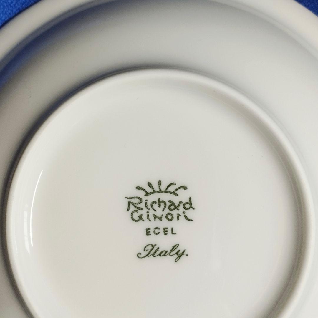 【未使用・美品・廃盤】リチャードジノリ『ボンジョルノブルーロゴ／ ボウル』