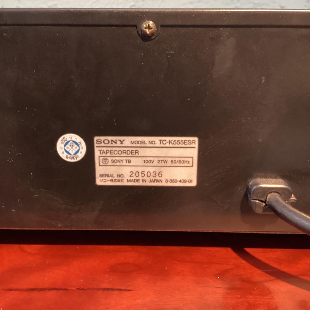 SONY TC-K555ESR カセットデッキ ジャンク品