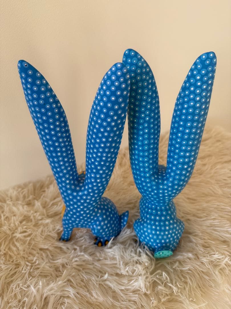 【工房署名　一点物】アレブリヘス　うさぎ／ウサギ／兎｜オアハカ 木彫り 民芸