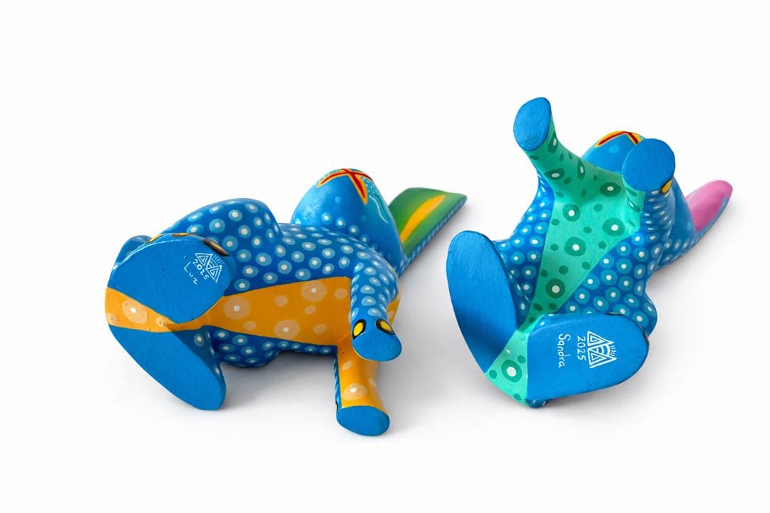 【工房署名　一点物】アレブリヘス　うさぎ／ウサギ／兎｜オアハカ 木彫り 民芸