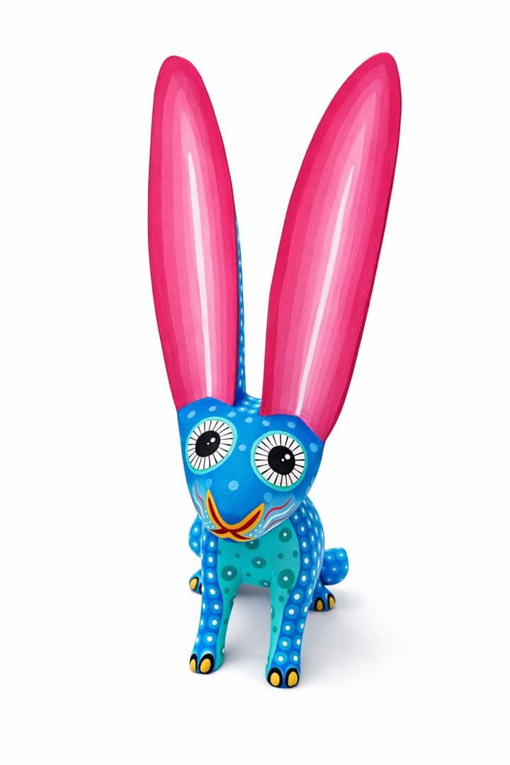 【工房署名　一点物】アレブリヘス　うさぎ／ウサギ／兎｜オアハカ 木彫り 民芸