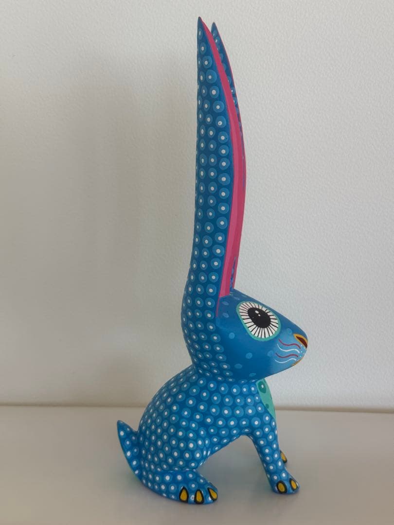 【工房署名　一点物】アレブリヘス　うさぎ／ウサギ／兎｜オアハカ 木彫り 民芸