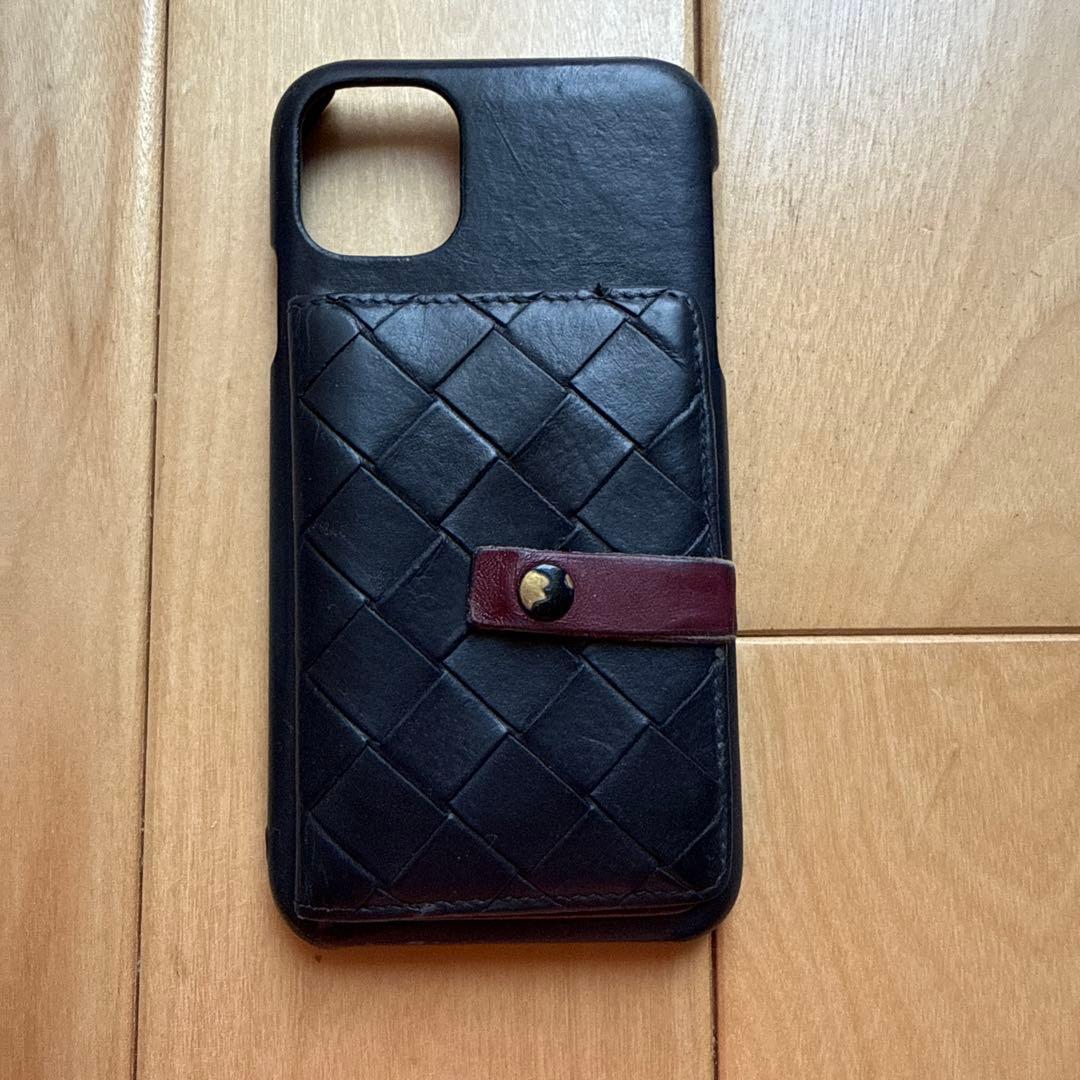 bottega veneta 公式スマホ レザー　iPhone14ケース