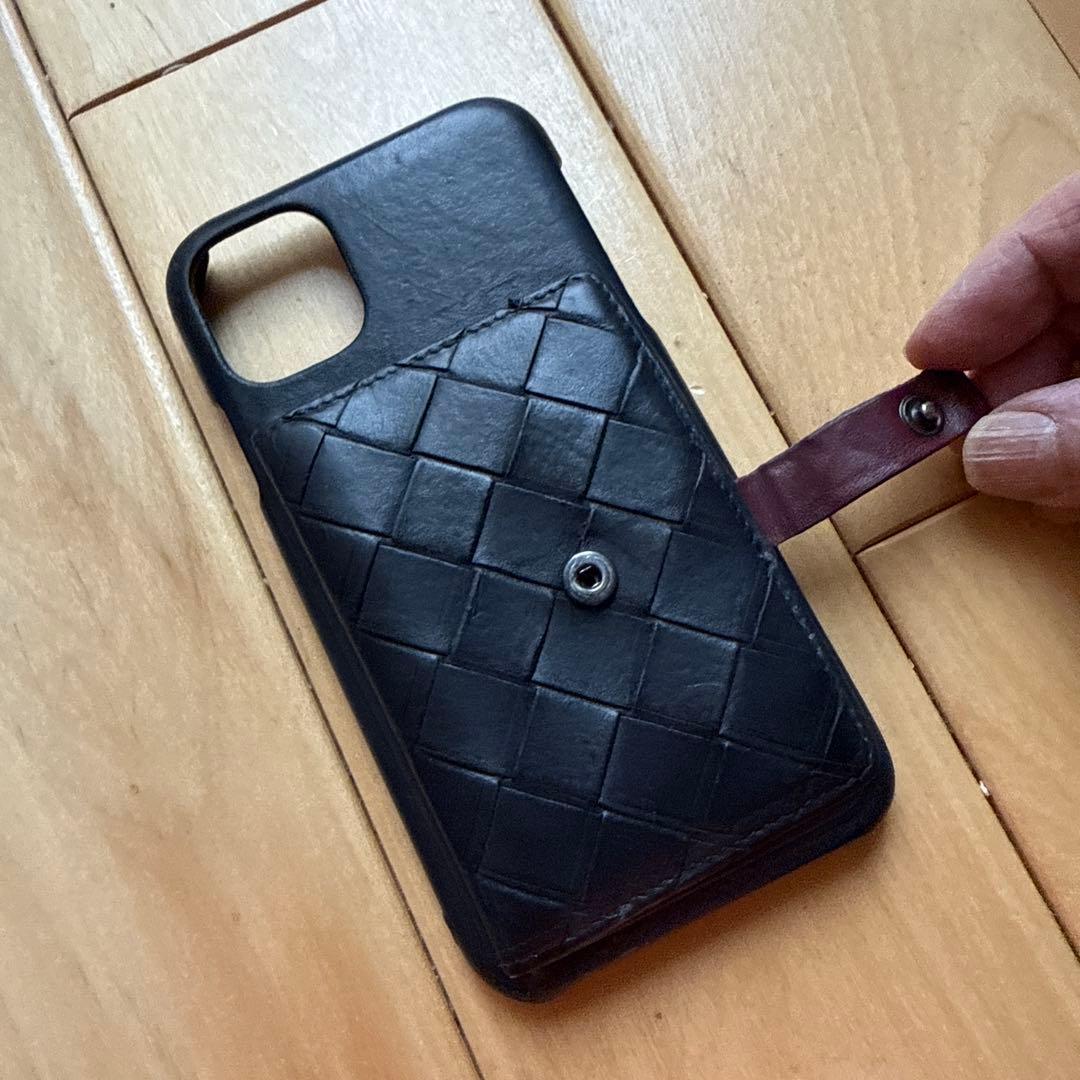 bottega veneta 公式スマホ レザー　iPhone14ケース