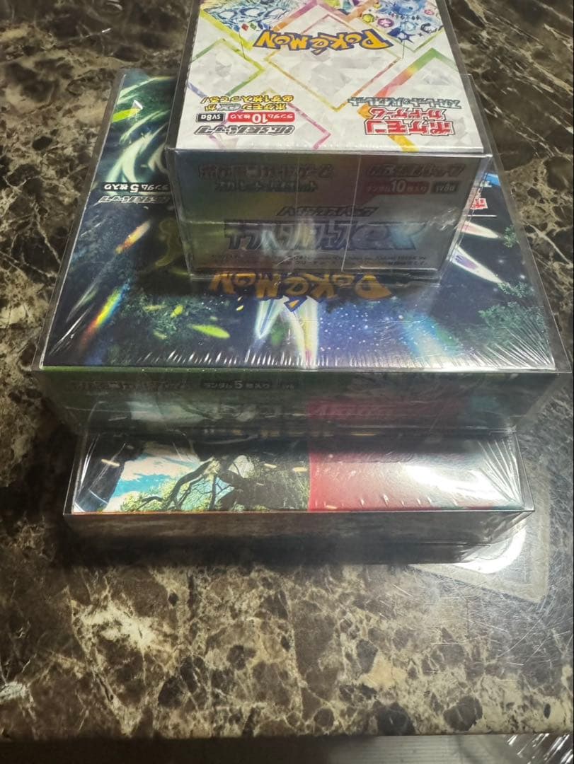 ポケモンカードゲーム、新品未開封BOXシュリンク付き