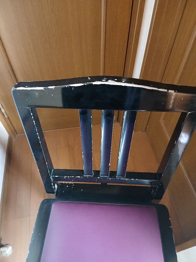 YAMAHA トムソン椅子 黒/紫