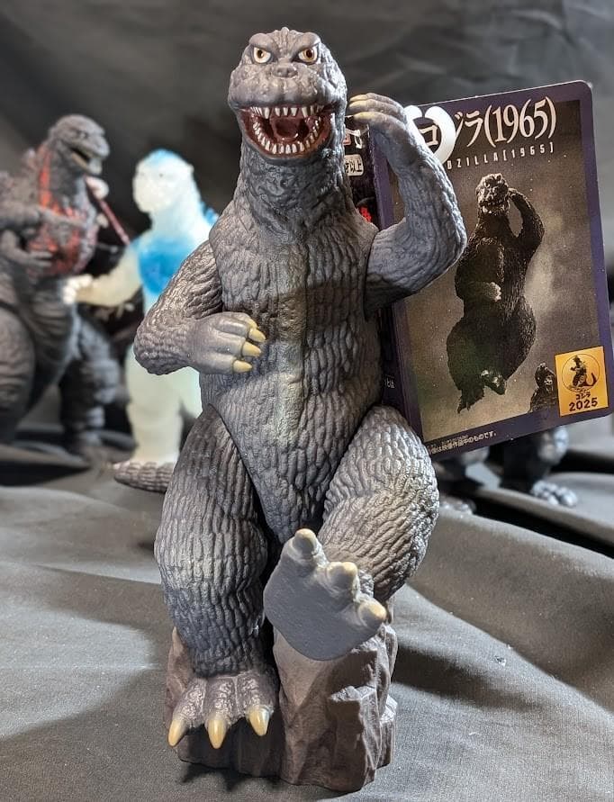 ゴジラ初代・逆襲白・シン・シェー（バンダイ）ムービーモンスターシリーズ４体セット