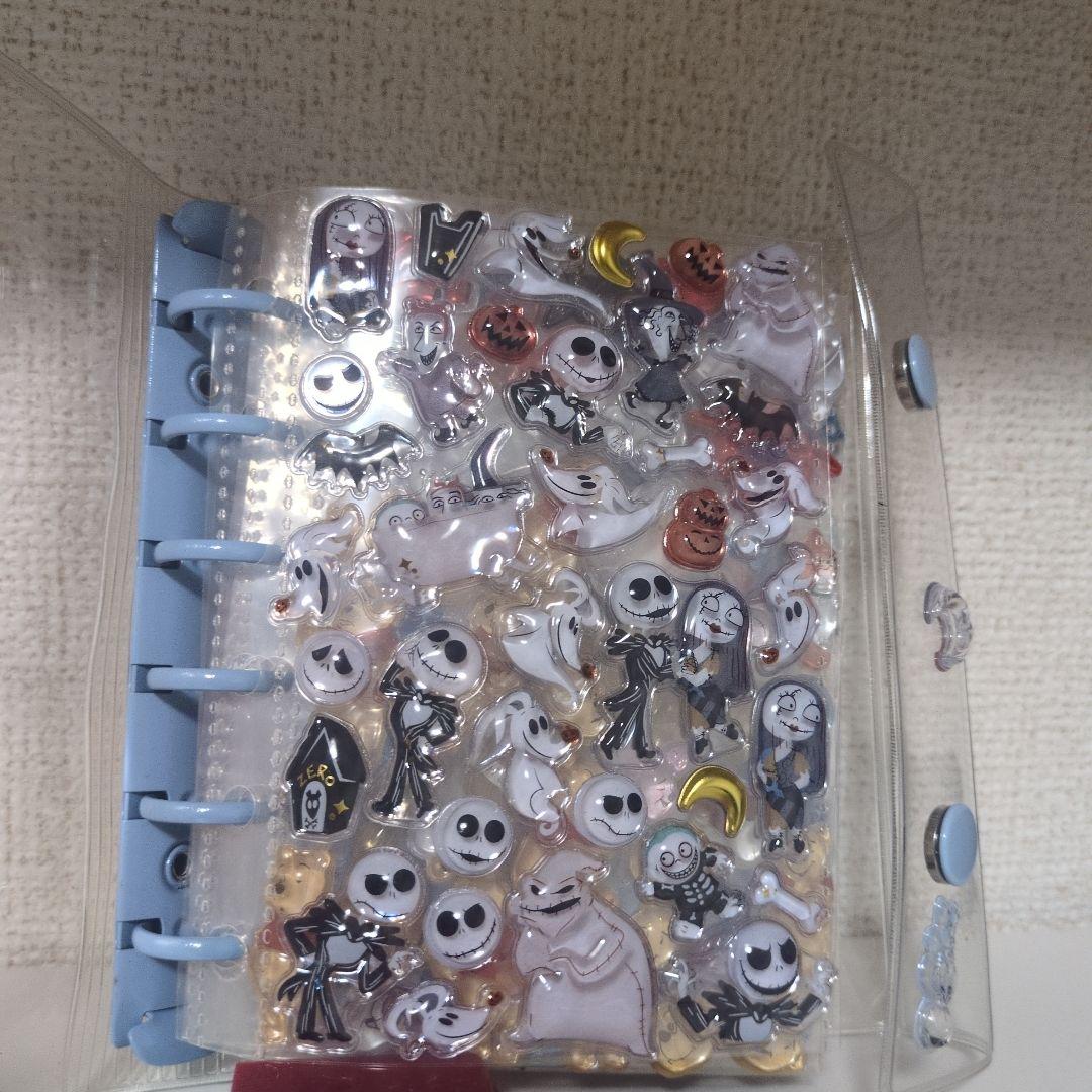 シール帳　完成品 ナイトメア・ビフォア・クリスマス＆プーさん ステッカーシート