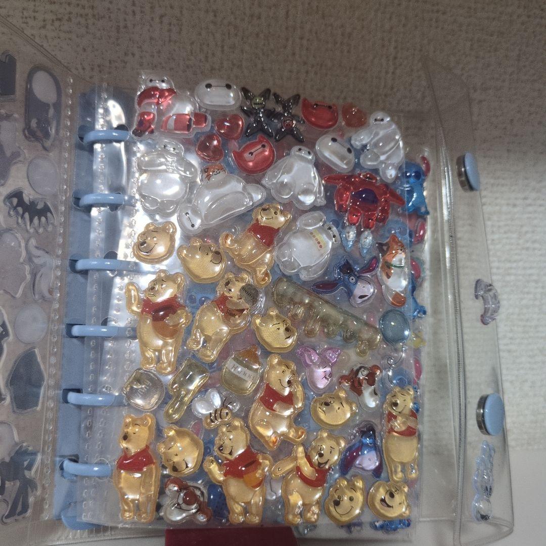 シール帳　完成品 ナイトメア・ビフォア・クリスマス＆プーさん ステッカーシート