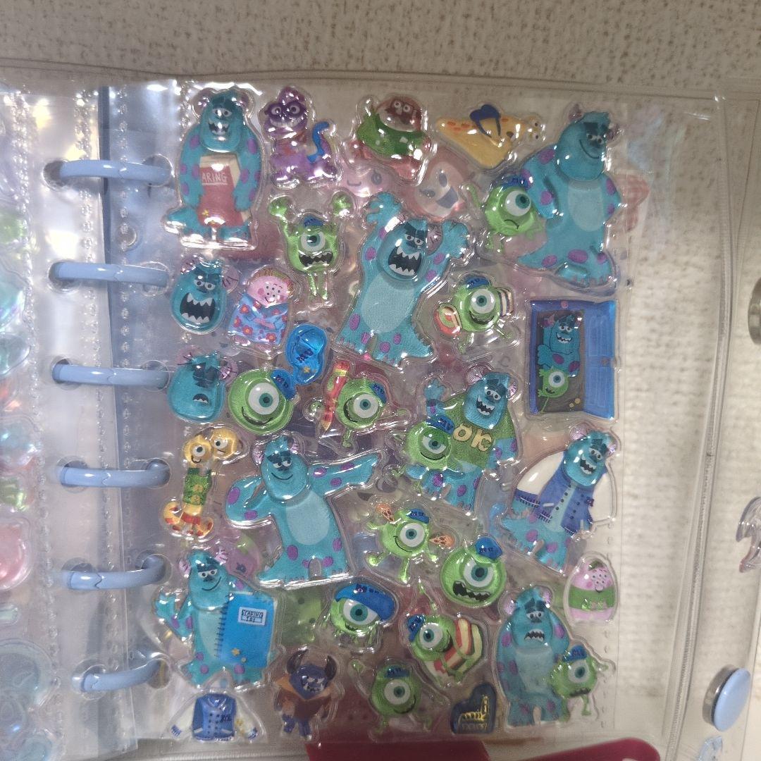 シール帳　完成品 ナイトメア・ビフォア・クリスマス＆プーさん ステッカーシート