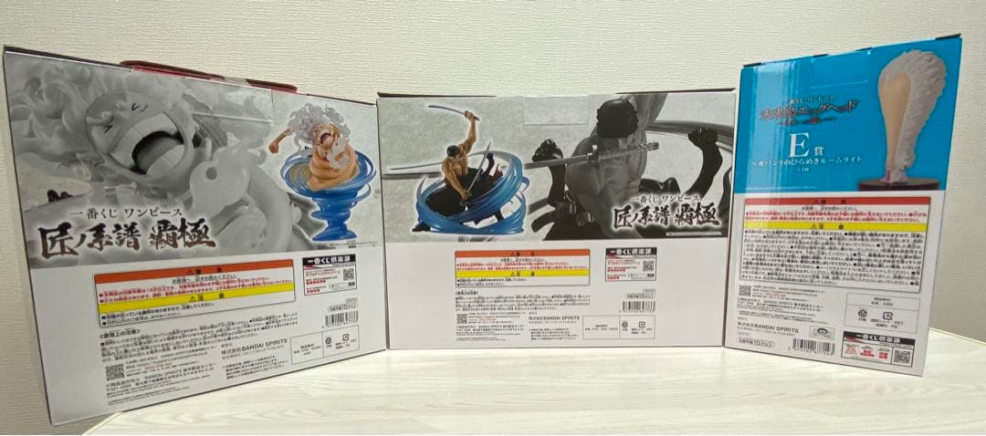 一番くじ ワンピース A賞ルフィ C賞ゾロ E賞+おまけ