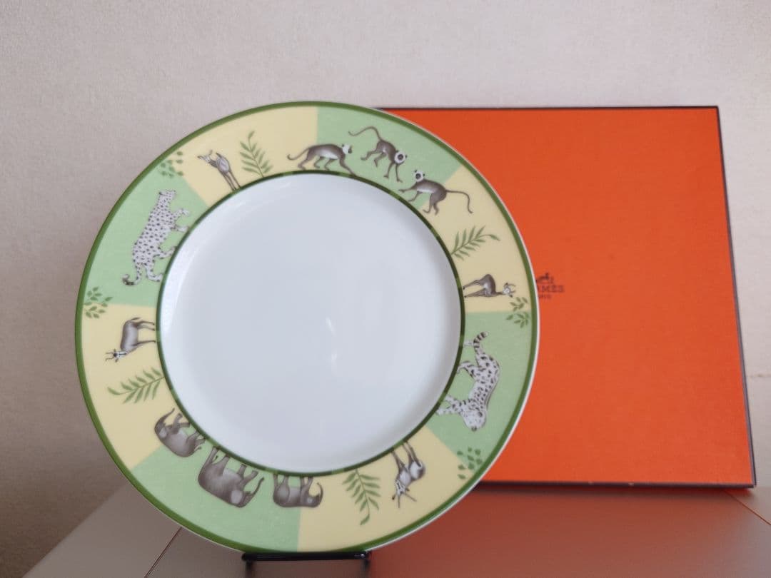 【正規品・新品未使用】HERMES エルメス アフリカ プレート 美品