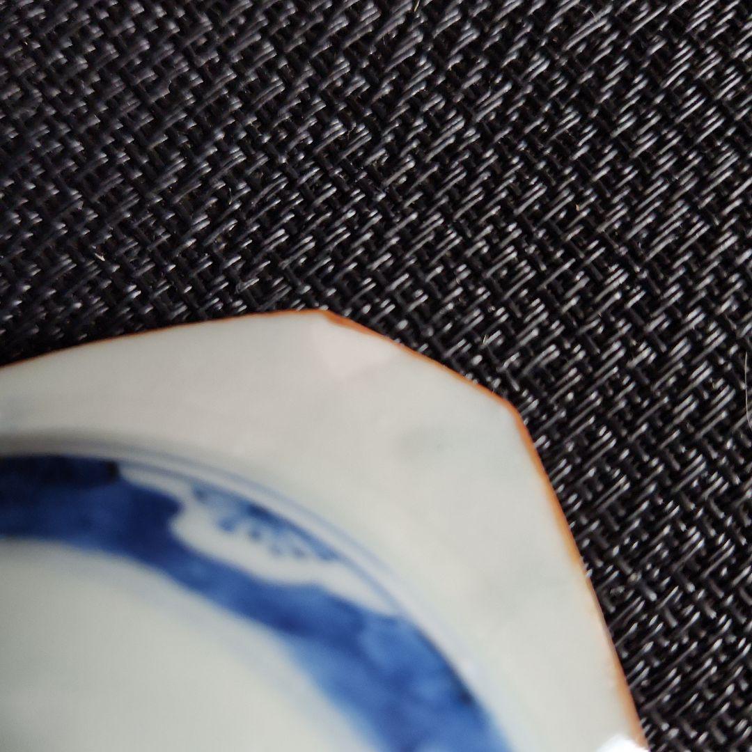 -51/y8　染付　小鉢　小皿　豆鉢　兎　5客