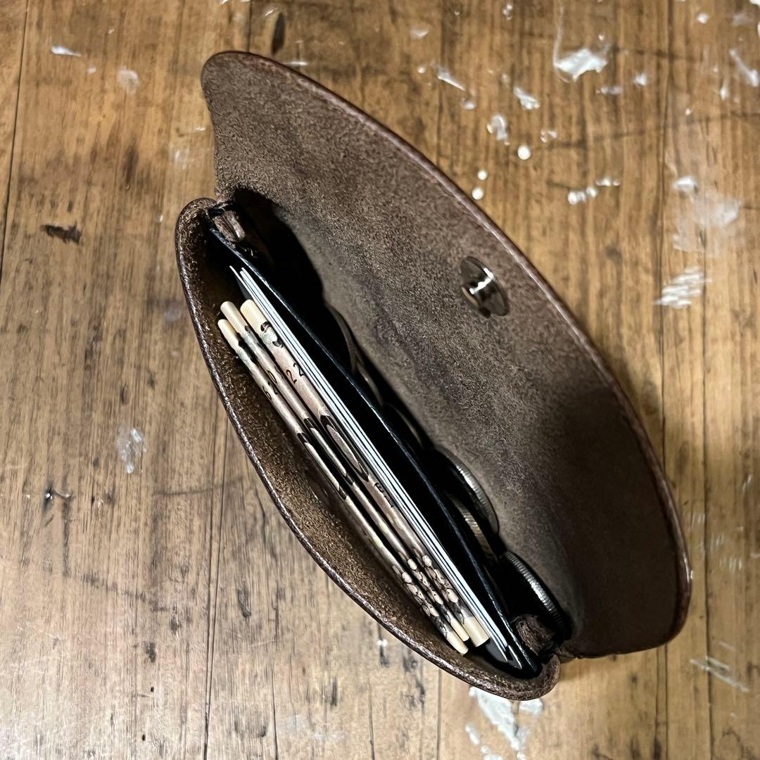 クロムエクセル コンパクトウォレット 茶芯 ミニウォレット カードケース #11