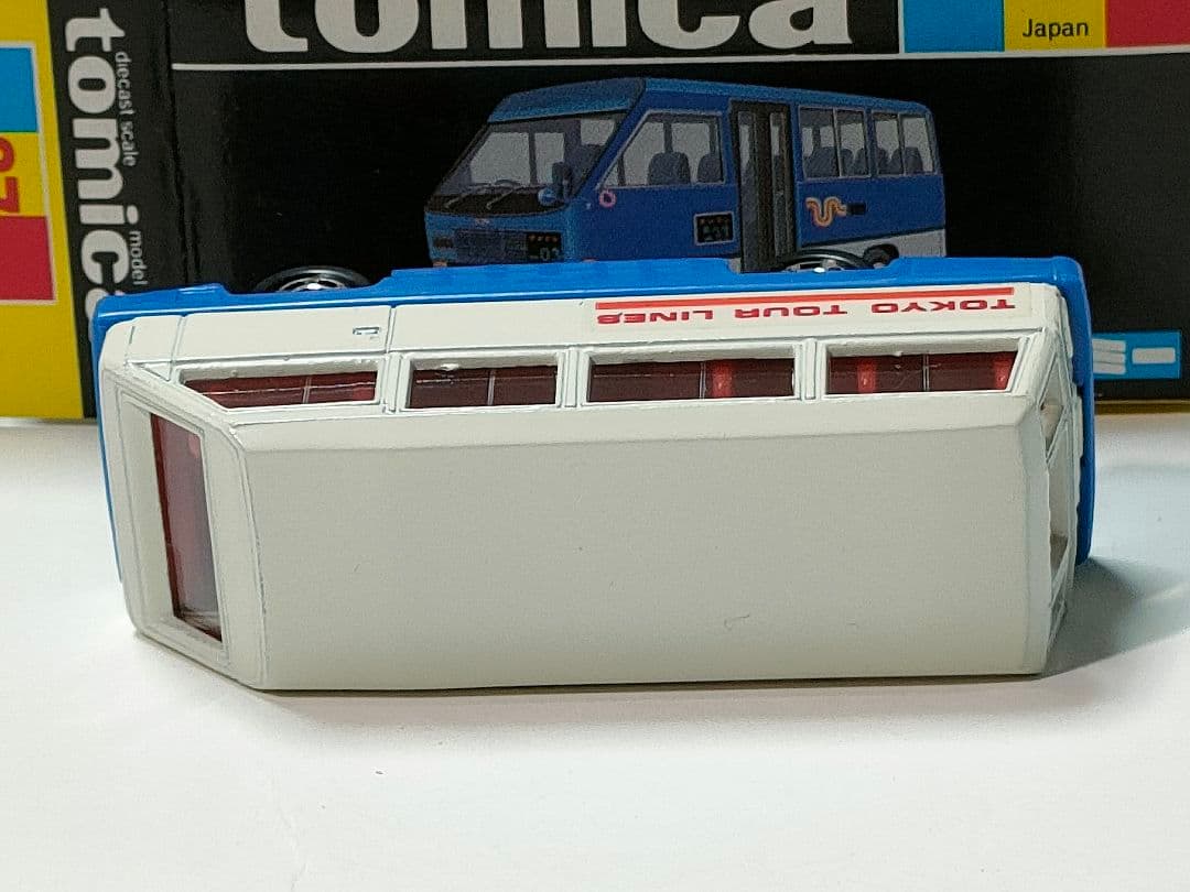 黒箱トミカ 37　ローデッカーデマンドバス　美品　日本製　デッドストック